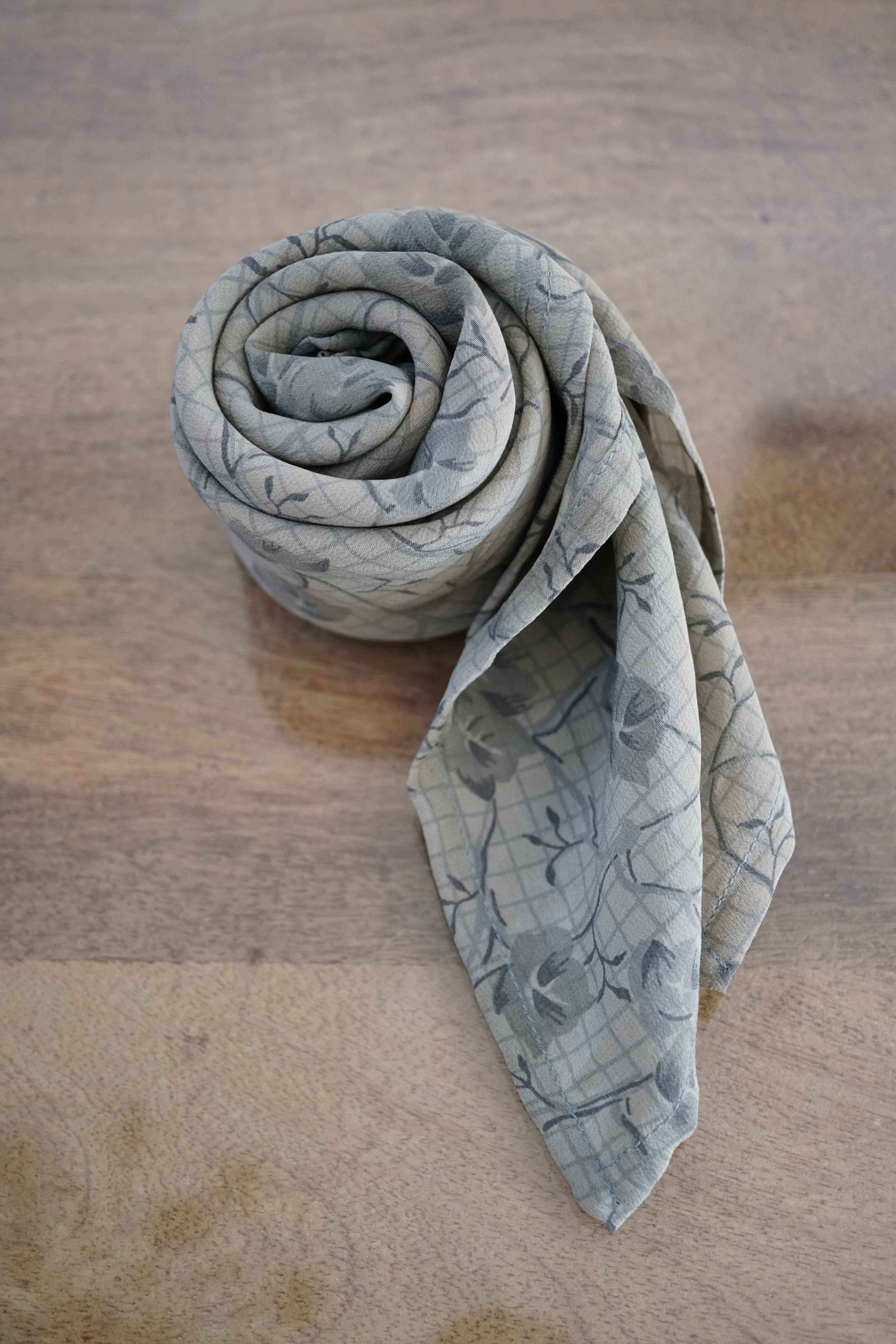 Upcycled Crepe Silk Neckerchief