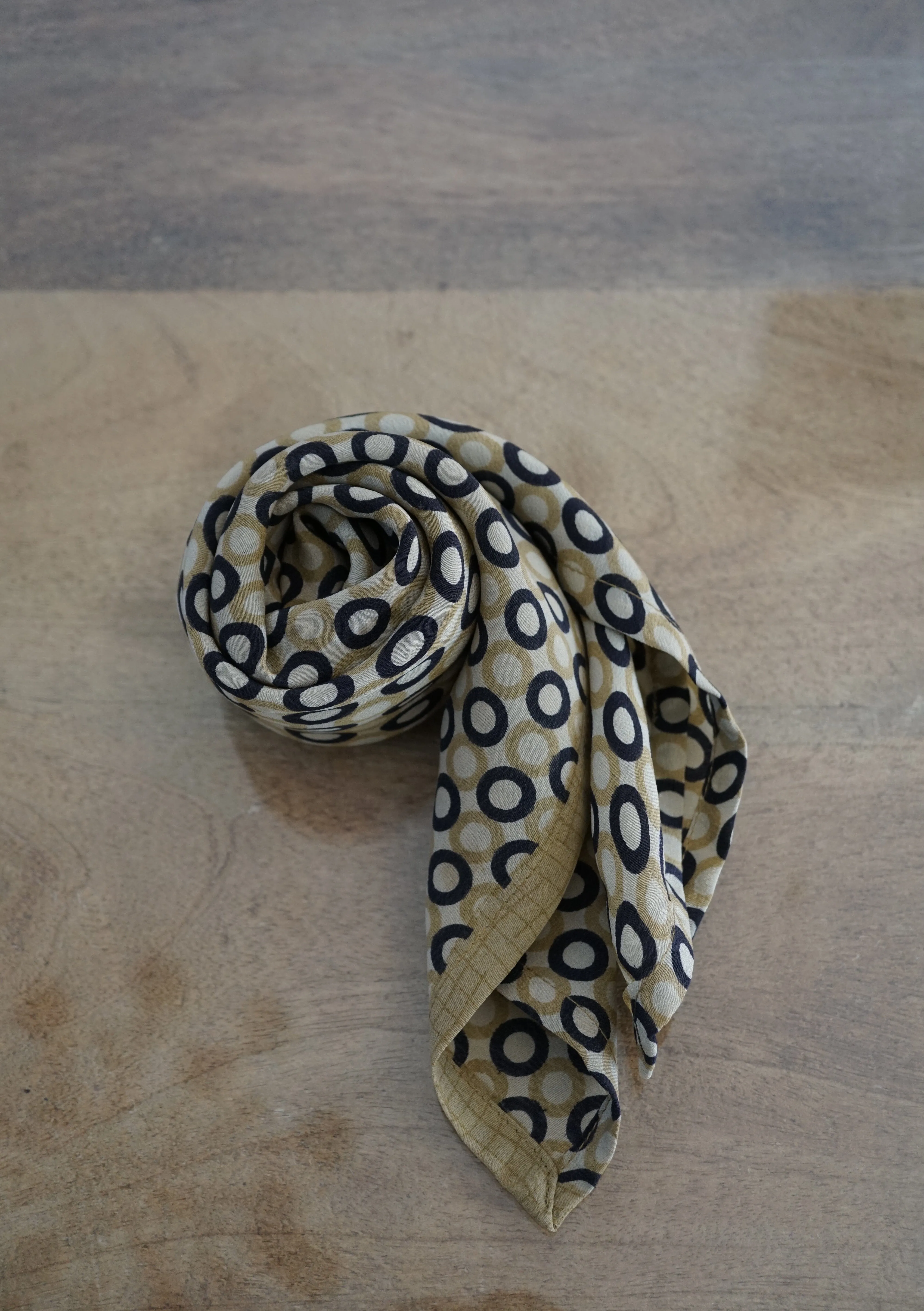 Upcycled Crepe Silk Neckerchief