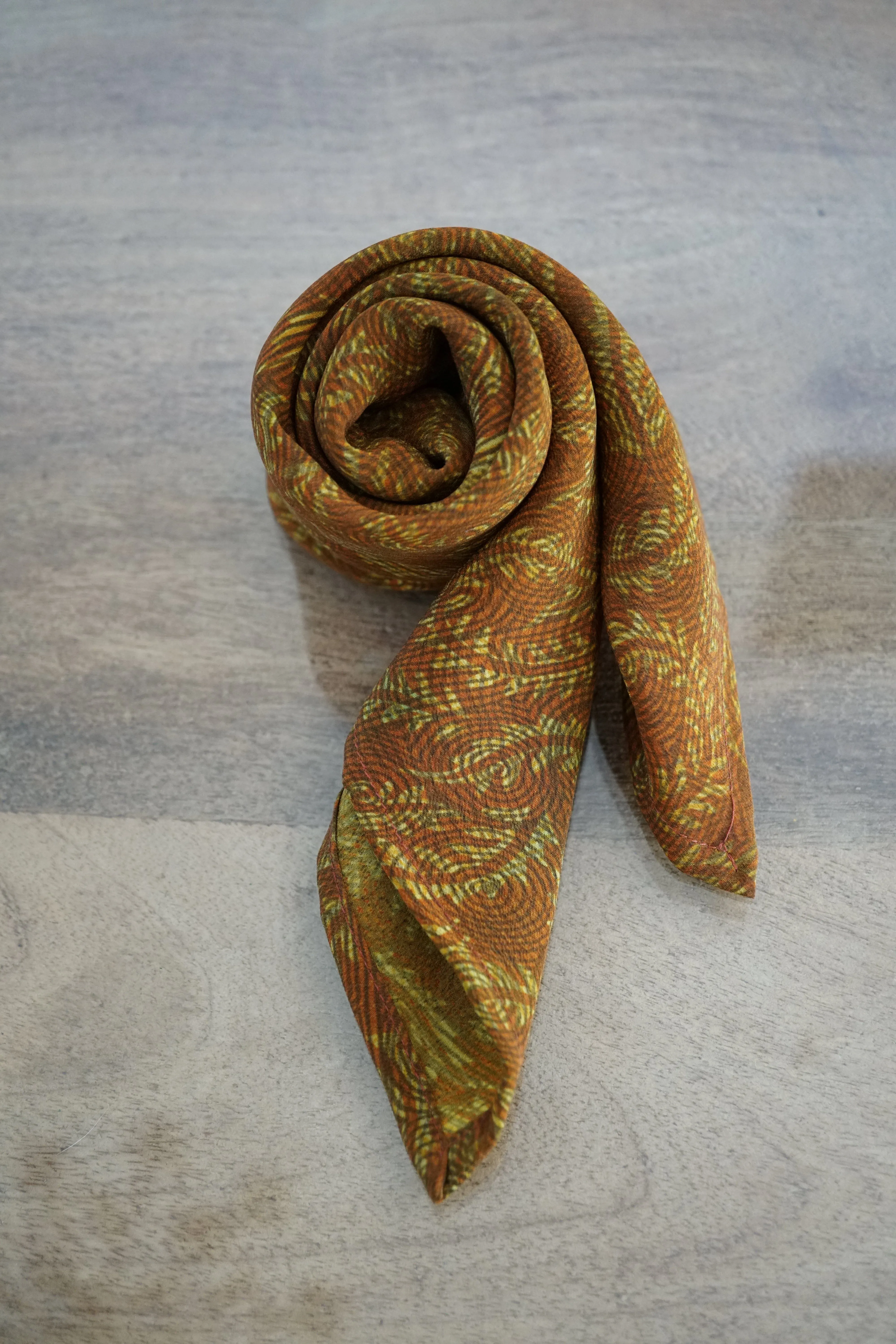 Upcycled Crepe Silk Neckerchief
