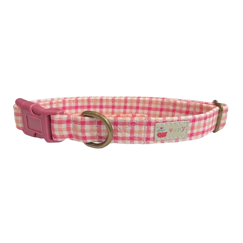 Very Vintage Organic Cotton Collar Cotton Candy Plaid