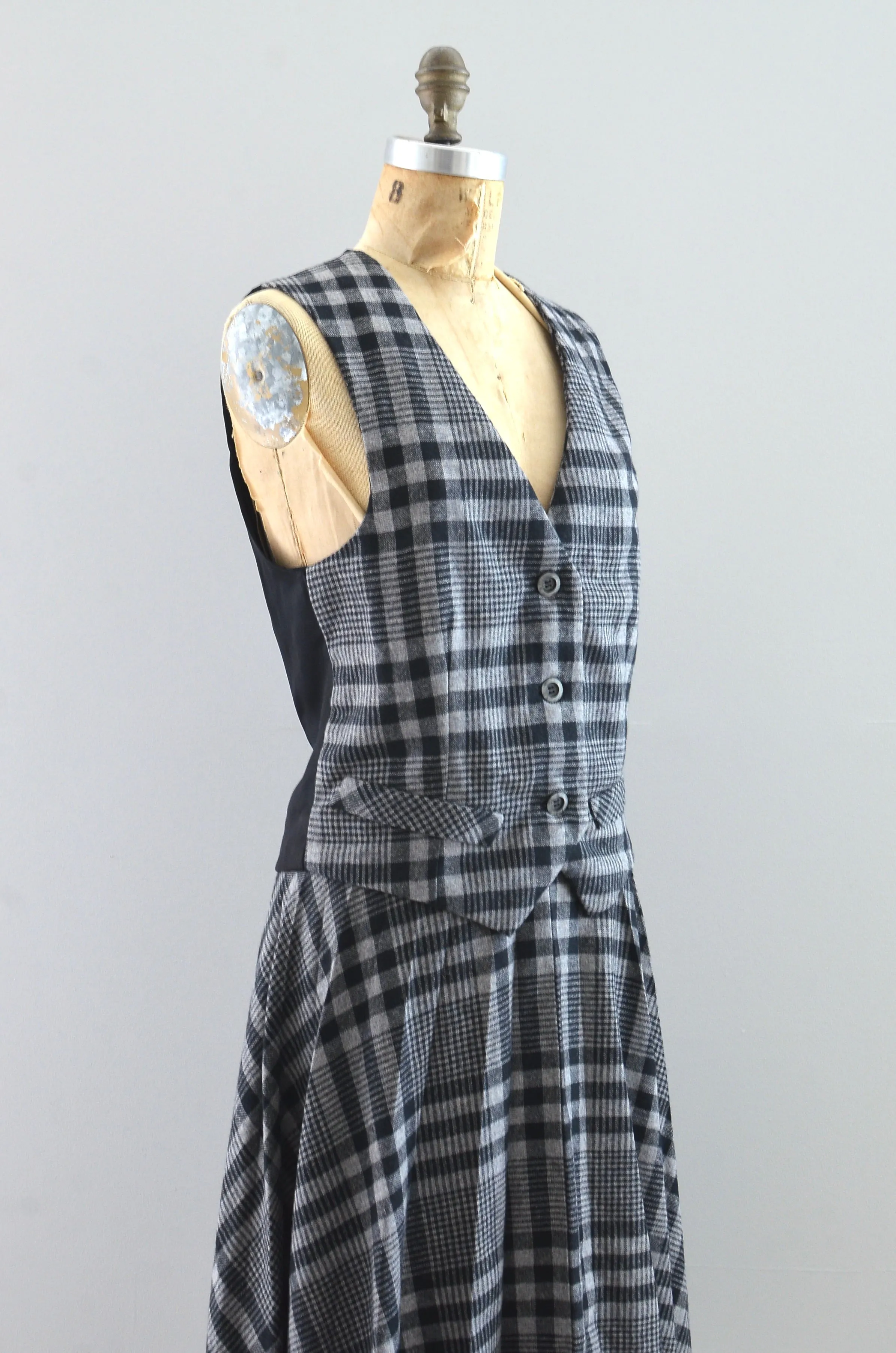 Vest Skirt Set