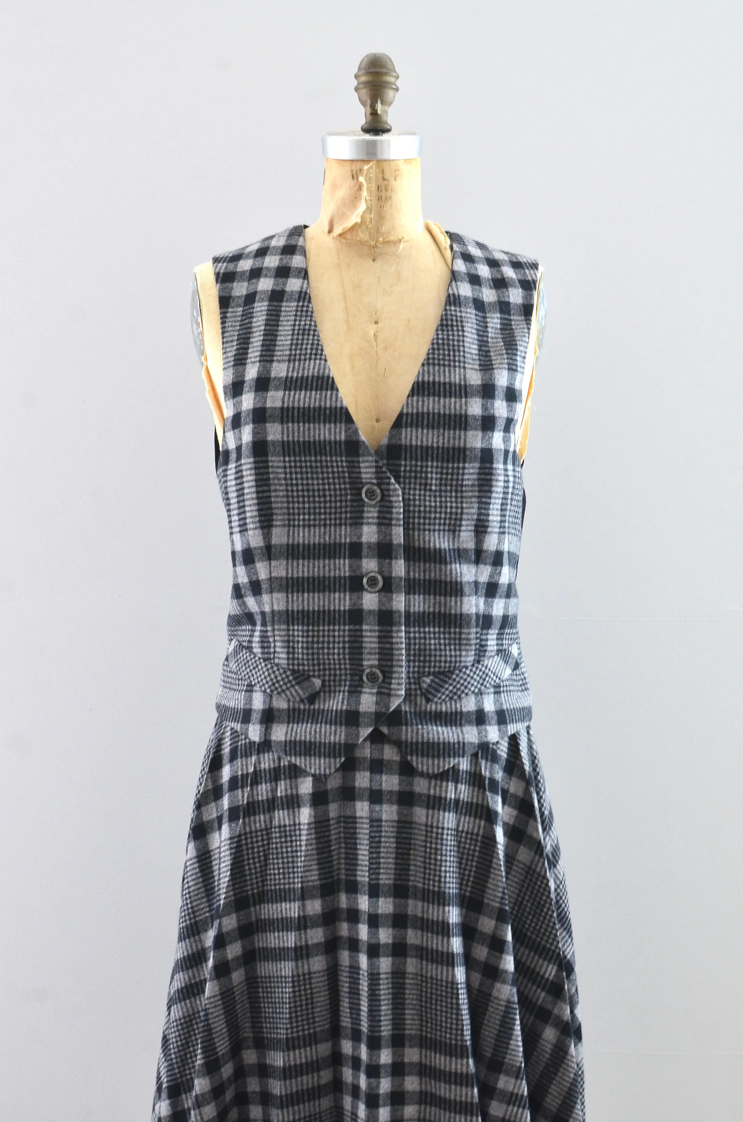 Vest Skirt Set