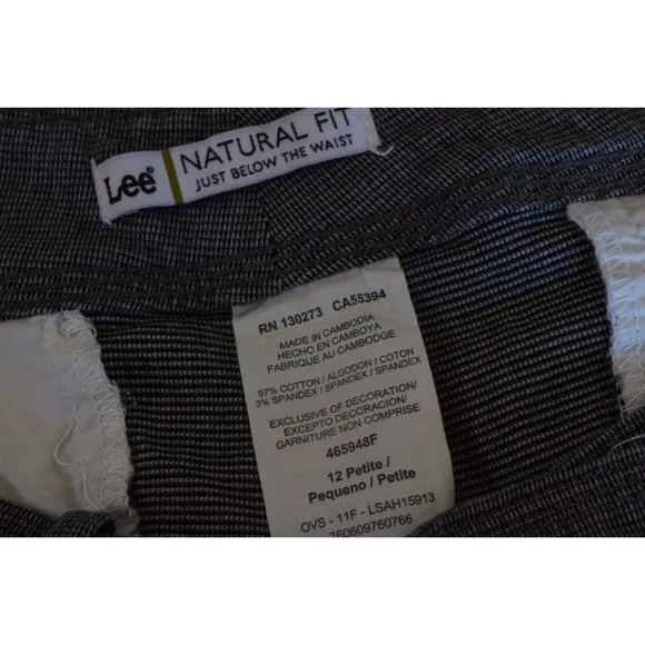 Vintage 90s Lee at the Waist Cotton/Spandex pants size 12P | 34 waist
