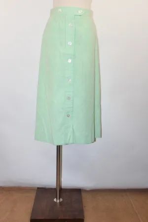 Vintage 90s Plaid Midi Skirt (25"-26")