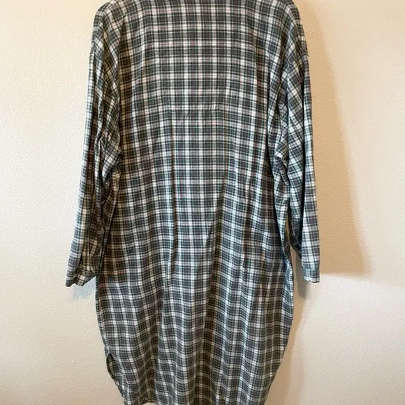 Vintage Acme Clothing Taz Long Plaid Sleep Shirt