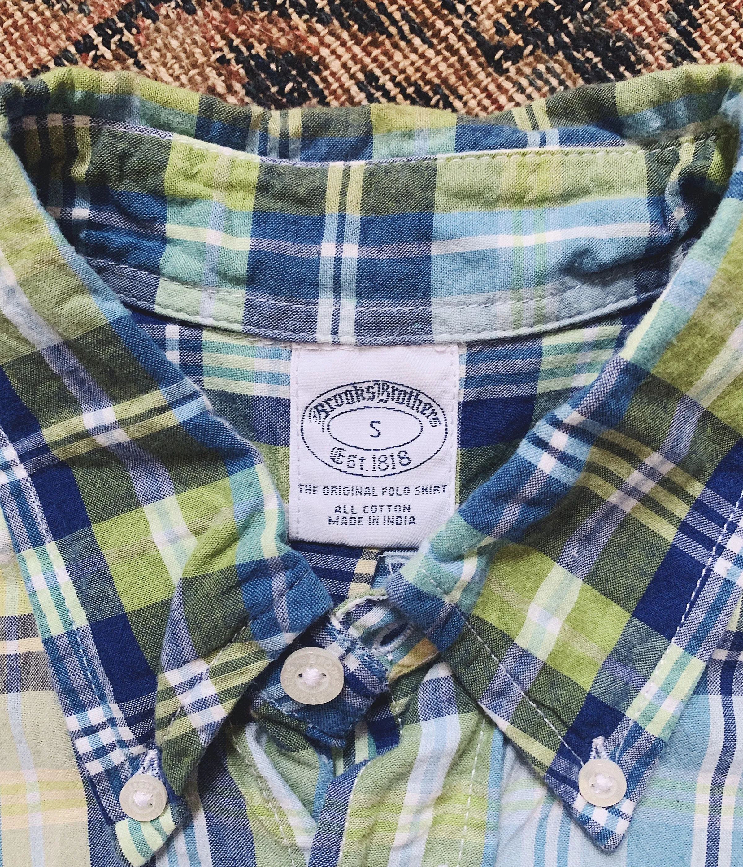 Vintage Brooks Brothers Madras Shirt