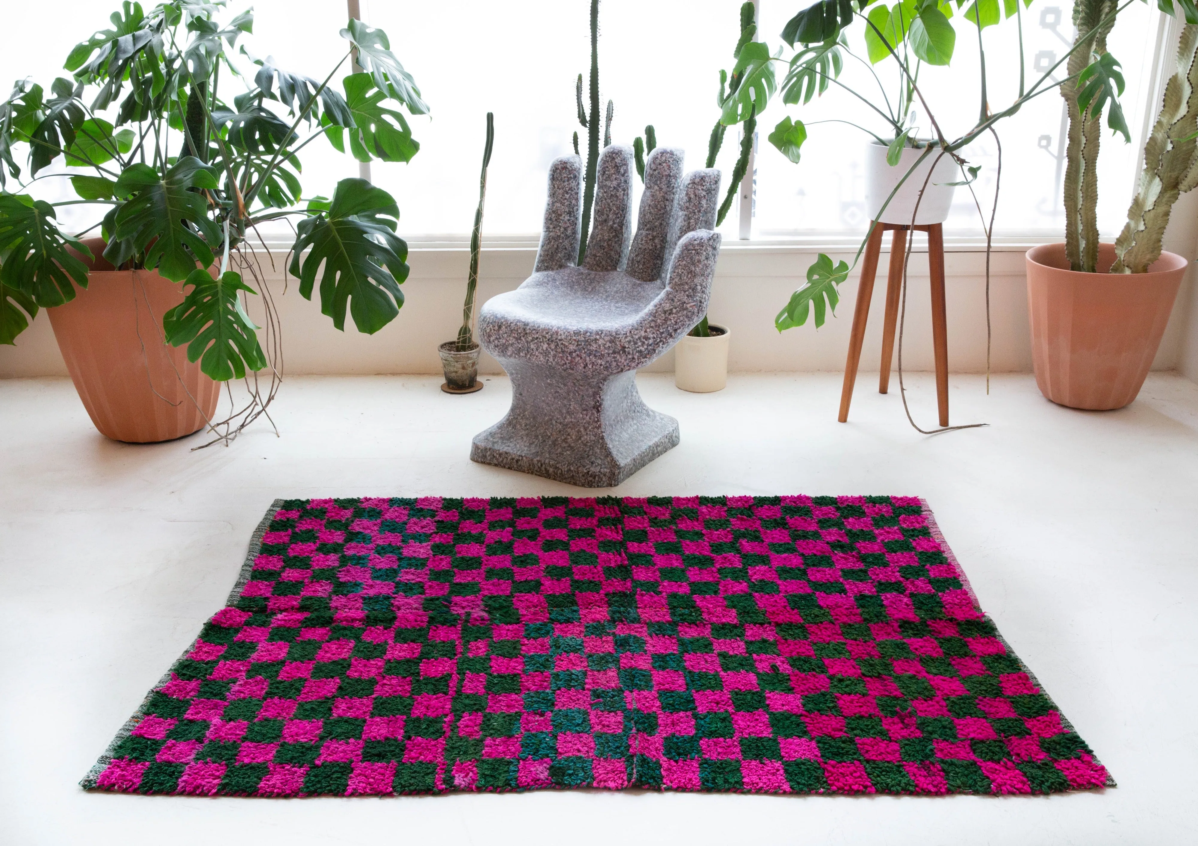 Vintage Konya Tulu Rug 4'3"x5'9"