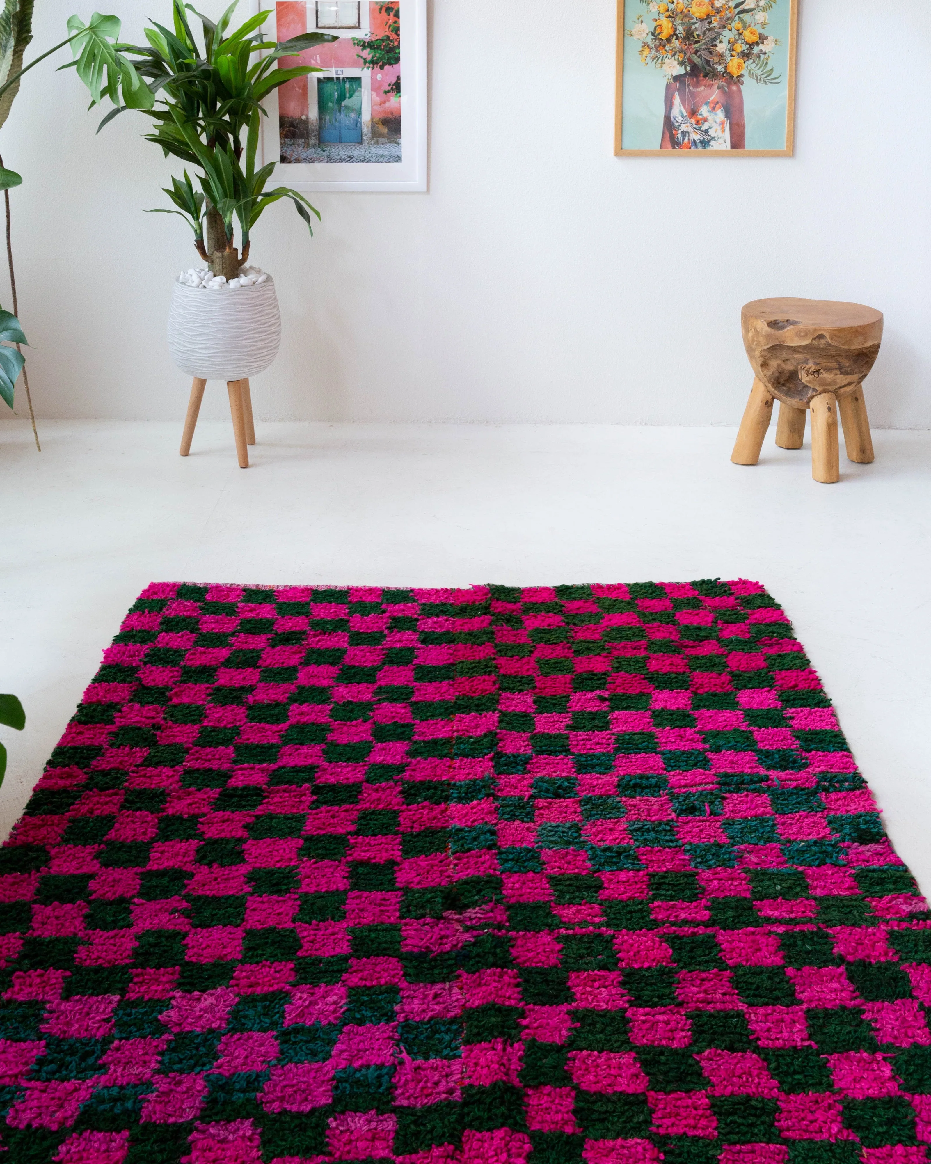 Vintage Konya Tulu Rug 4'3"x5'9"