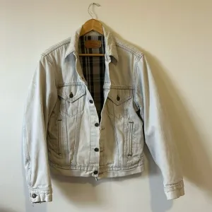 Vintage Levi’s Plaid Flannel Lined Denim Jacket