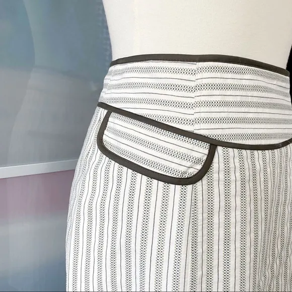 Vintage Nanette Lepore Checker Stripe Skirt