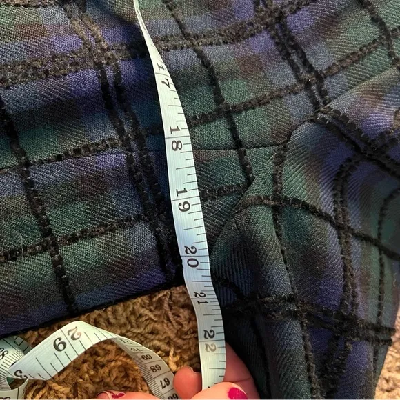 Vintage NEW PENDLETON Womens 14 Wool Blazer  Green Blue Black Plaid Tartan DA