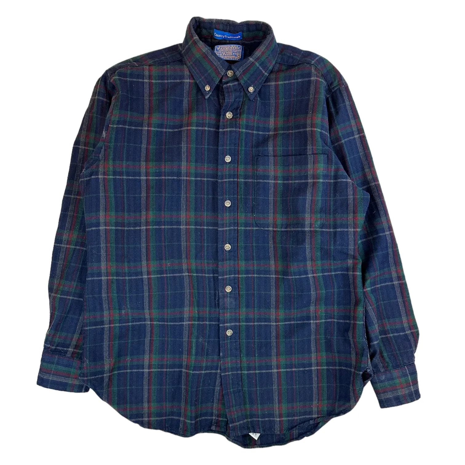 Vintage Pendleton Plaid Shirt Navy