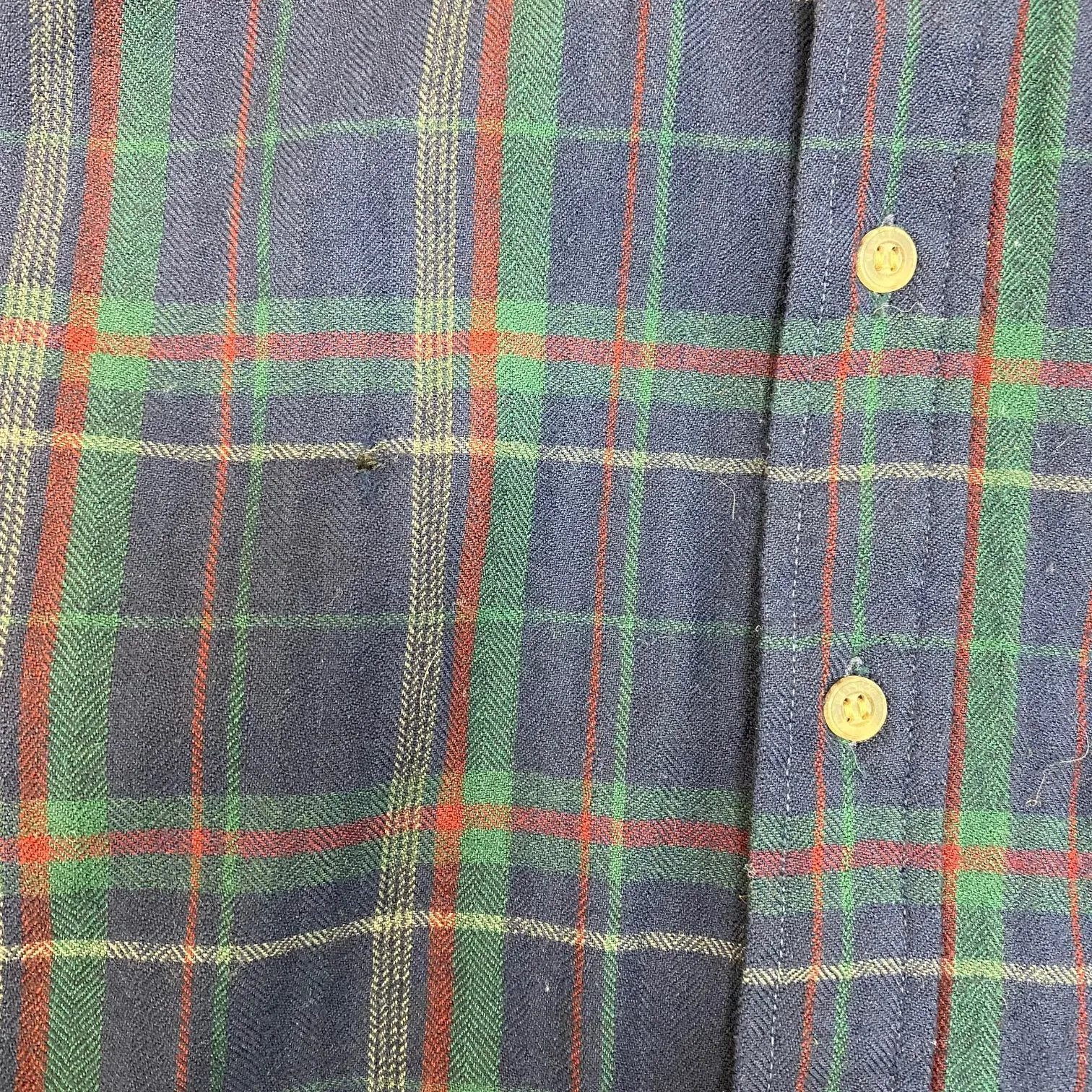 Vintage Pendleton Plaid Shirt Navy