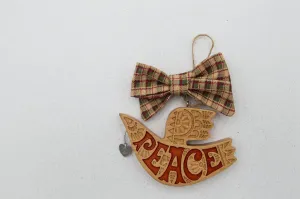 Vintage plaid Elloise bow - O Holy Night