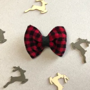 Vintage Velour buffalo plaid - 2 inch