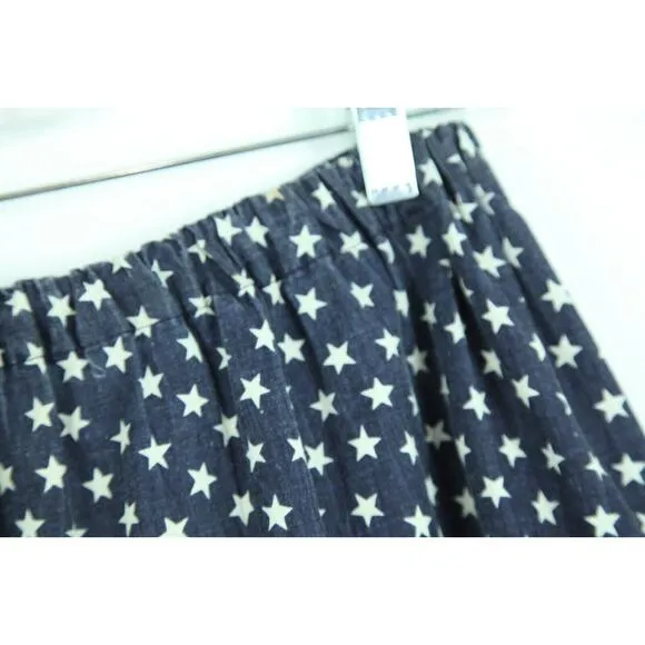 Vintage Women's Large Top Patriotic Western Tiered Midi Skirt Boho 90s Cowgirl