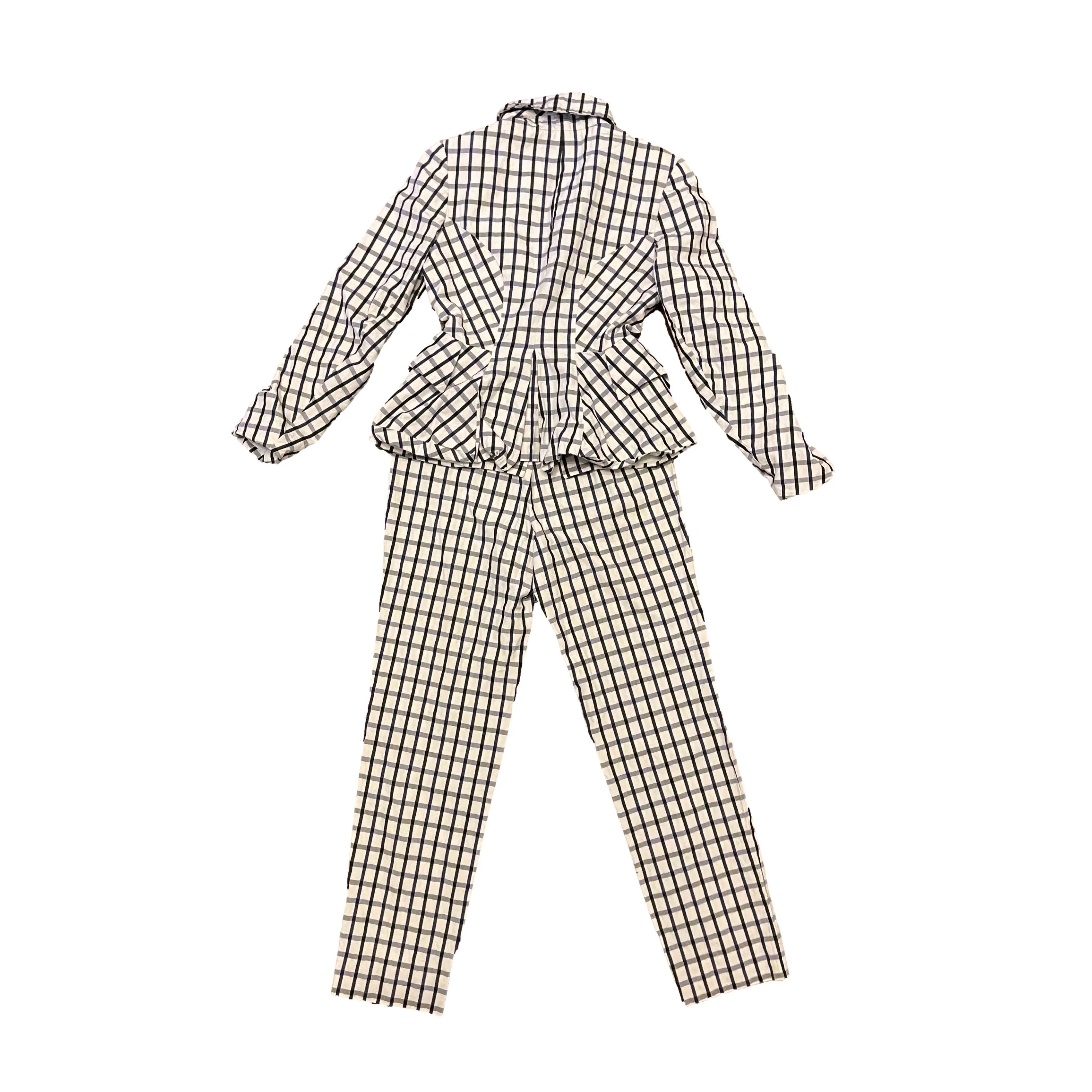 Vivienne Westwood Navy Checkered Pant Set