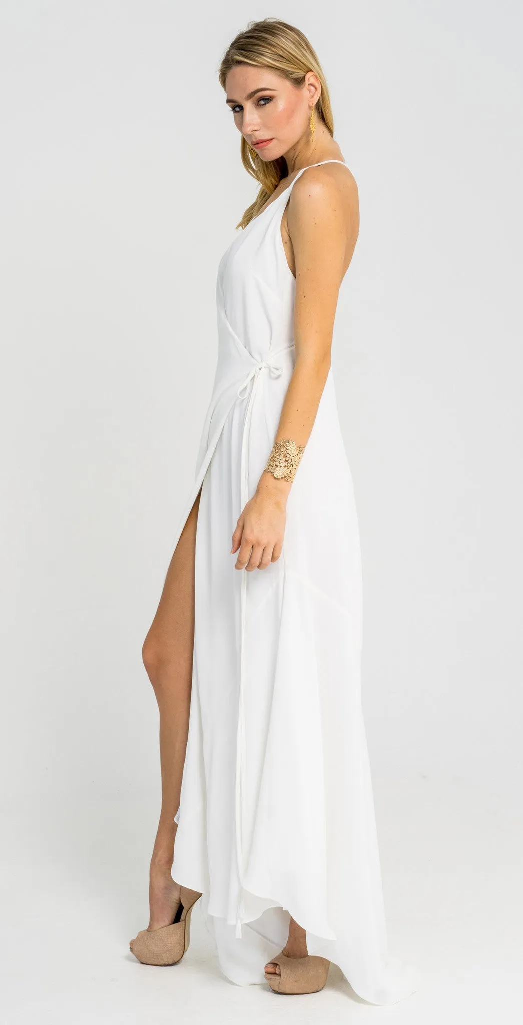 White Silk Wrap