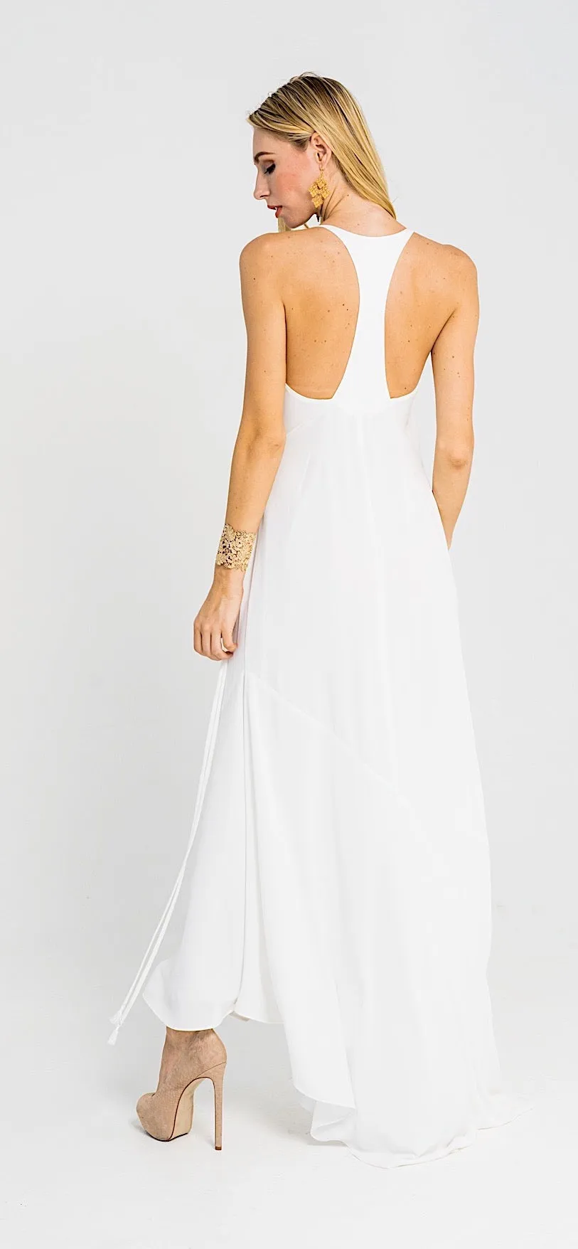 White Silk Wrap