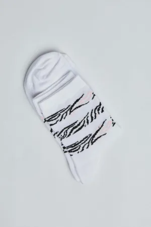 Women Cotton Socks White