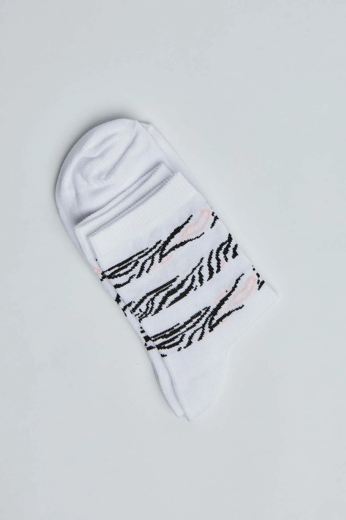 Women Cotton Socks White