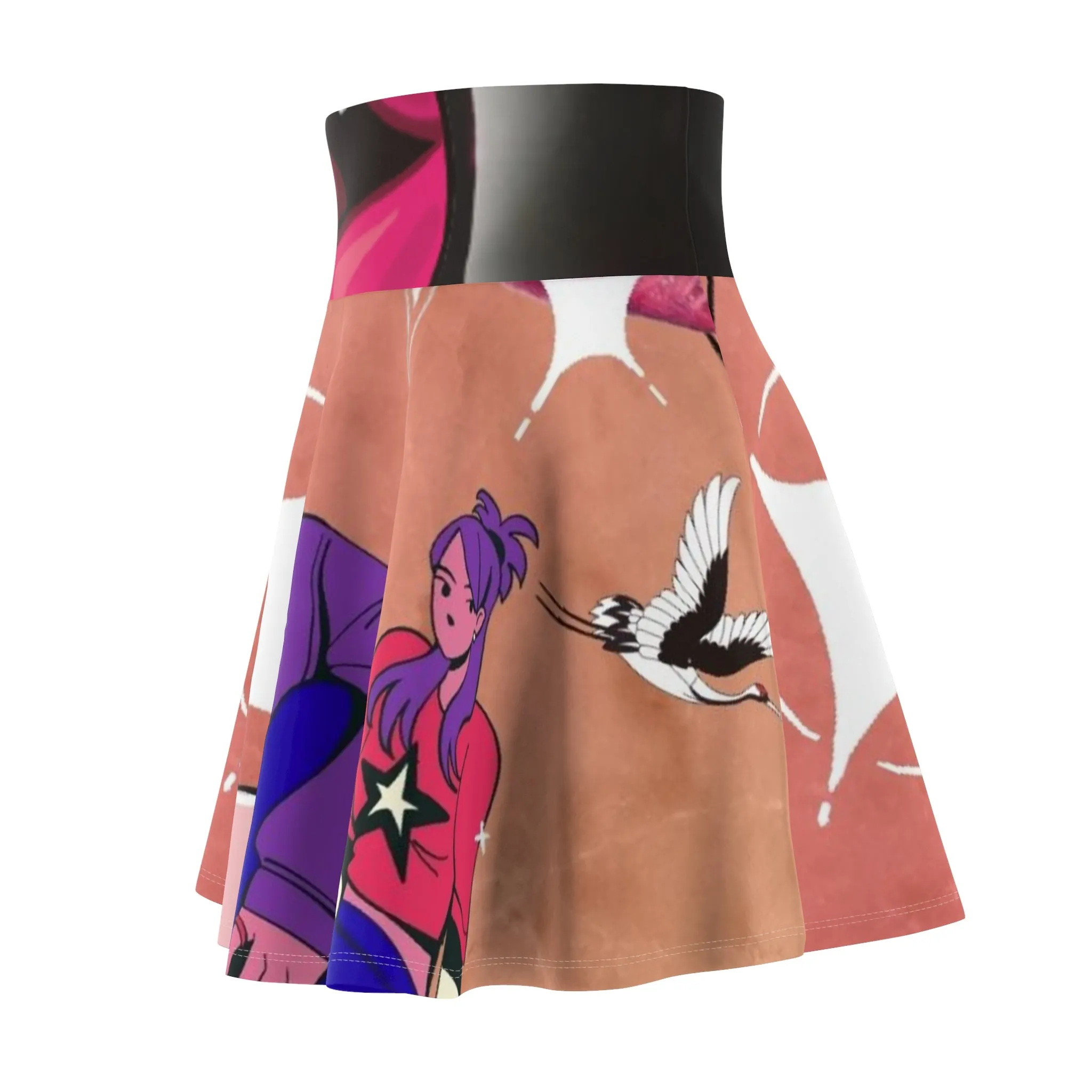 Women's HIP HOP ART Skater Skirt (AOP)