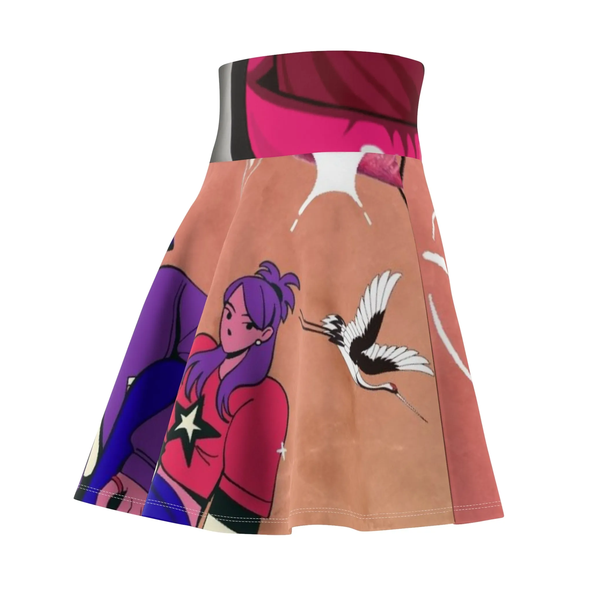 Women's HIP HOP ART Skater Skirt (AOP)