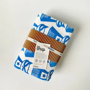 WRAP - Bath Towel - Supermeow Blue