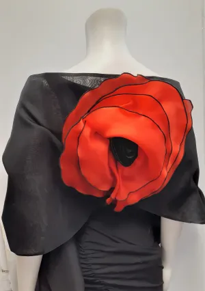 Wrap with Large Flower
