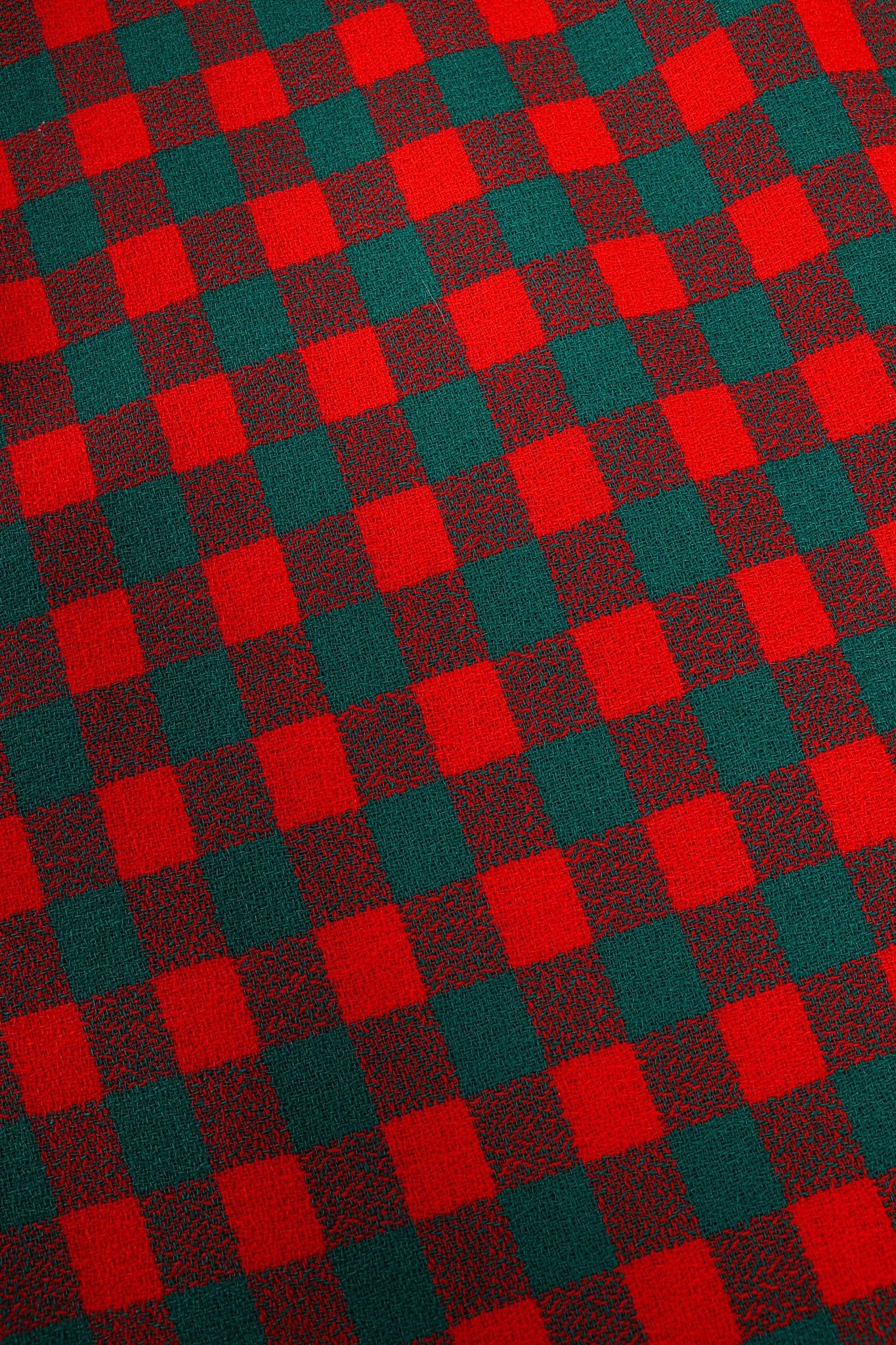 Yarn Fringe Punk Plaid Skirt